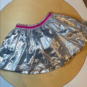 Rockets of awesome sheer silver lined pink skirt